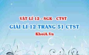 Giải Vật lí 12 trang 51 Chân trời Sáng tạo